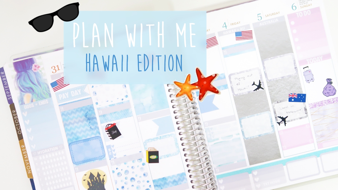 Plan With Me || Hawaii Edition