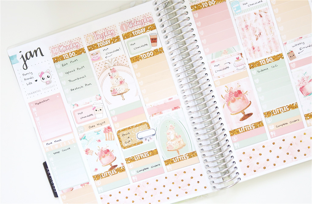 Plan With Me with Sponsored by Coffee // Erin Condren Life Planner