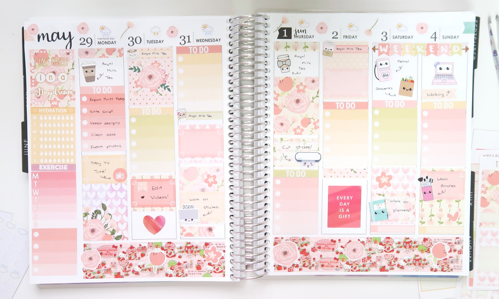 Plan With Me with TheCoffeeMonsterzCO // Erin Condren Life Planner