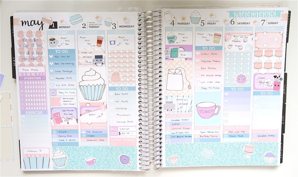 Plan With Me with Mischa Ashley Designs // Erin Condren Life Planner