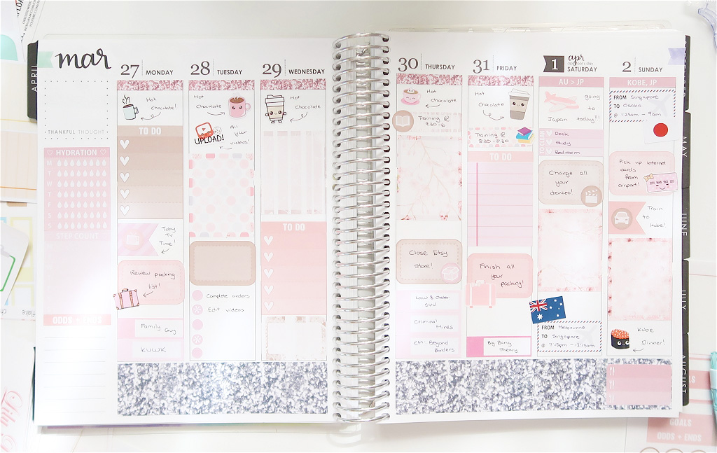 Plan With Me for Japan (Kobe) // Erin Condren Life Planner