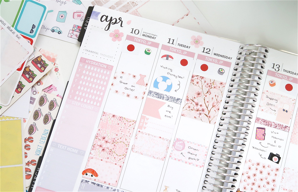 Plan With Me for Japan (Tokyo) // Erin Condren Life Planner